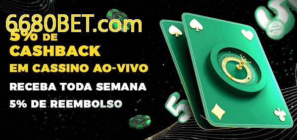 Promoções do cassino ao Vivo 6680BET.com